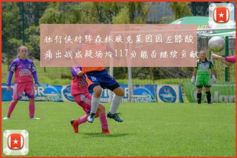 独行侠对阵森林狼克莱因因左膝酸痛出战成疑场均117分能否继续贡献